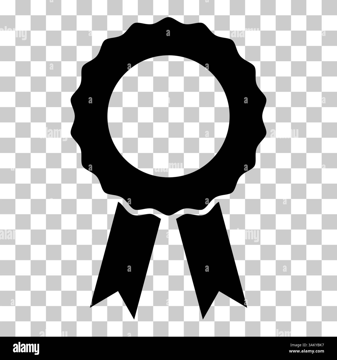 Certification seal award icon, ribbon web stamp symbol, label vector ...