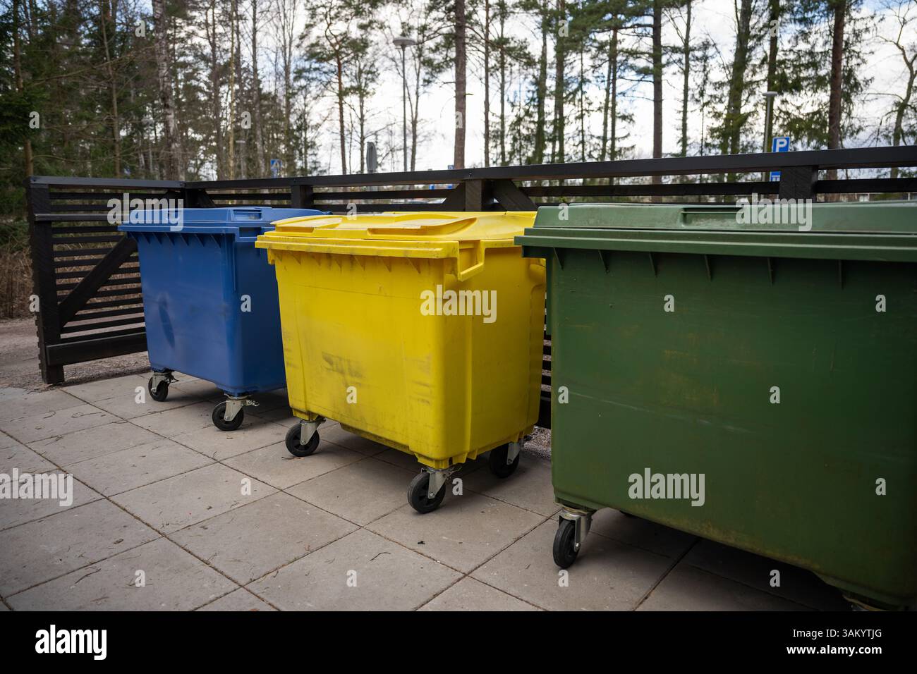 Waste bins waste separation hi-res stock photography and images - Alamy