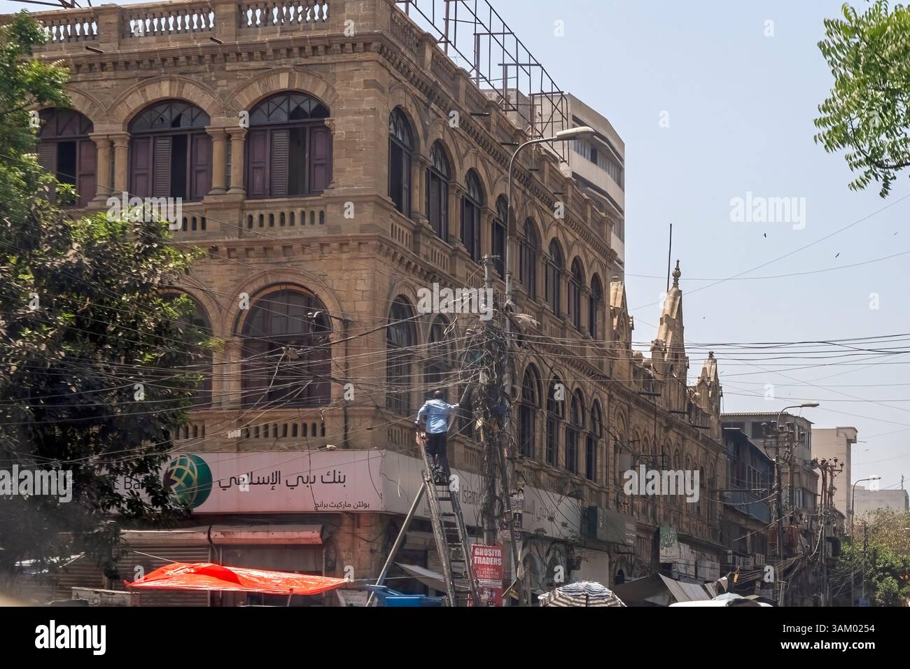 British time cultural heritage building in Bolton Market bandar road Karachi  Stock Photo - Alamy, image size:1300x956