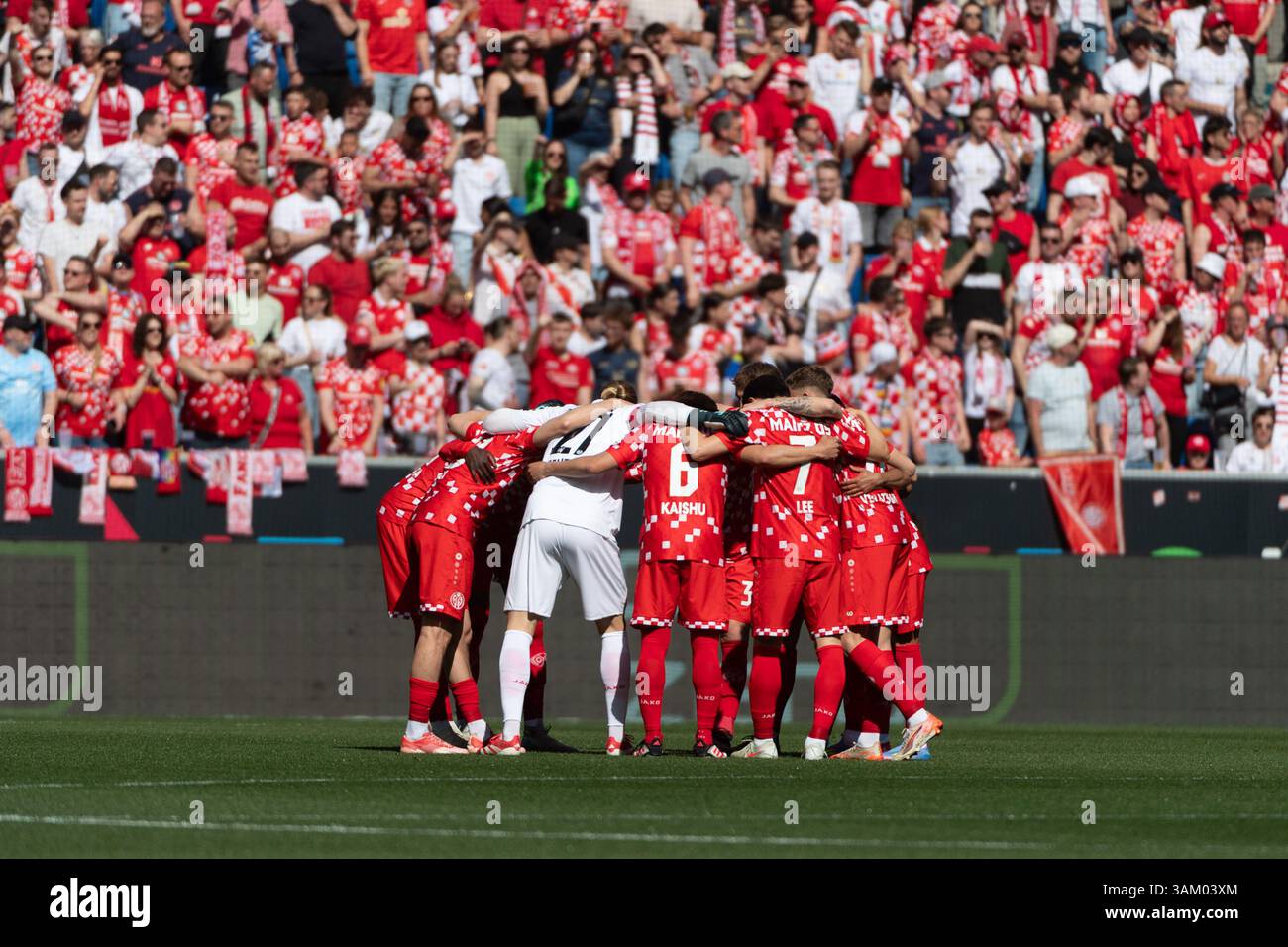 Mannschaftskreis 1. FSV Mainz 05, GER, TSG 1899 Hoffenheim vs. 1. FSV ...