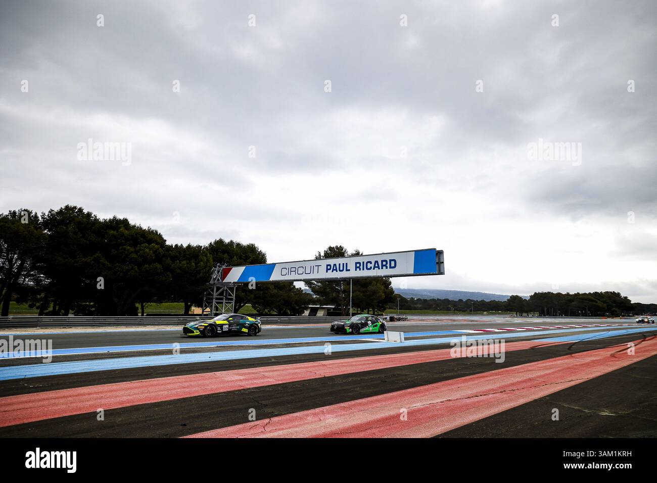 39 Baudouin DETOUT (FRA), Racing Spirit of Leman, Aston Martin Vantage AMR GT4 EVO TBD , action during the 6 Hours of Paul Ricard 2025, GT4 European series 2025, from April 11 to 13, 2025 on the Circuit Paul Ricard, in Le Castellet, France Stock Photo