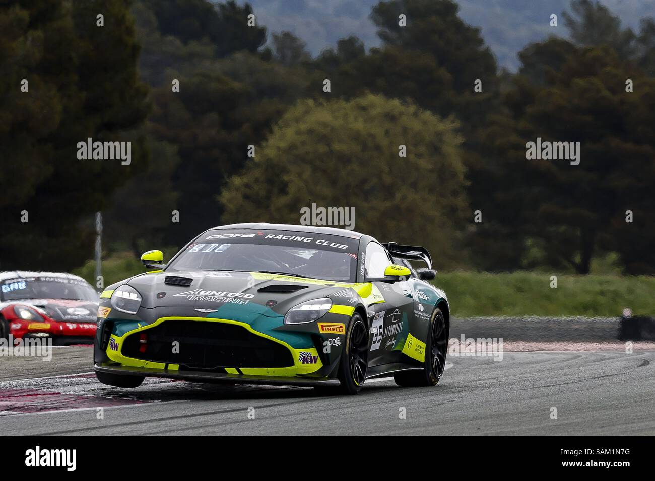 39 Baudouin DETOUT (FRA), Racing Spirit of Leman, Aston Martin Vantage AMR GT4 EVO TBD , action during the 6 Hours of Paul Ricard 2025, GT4 European series 2025, from April 11 to 13, 2025 on the Circuit Paul Ricard, in Le Castellet, France Stock Photo