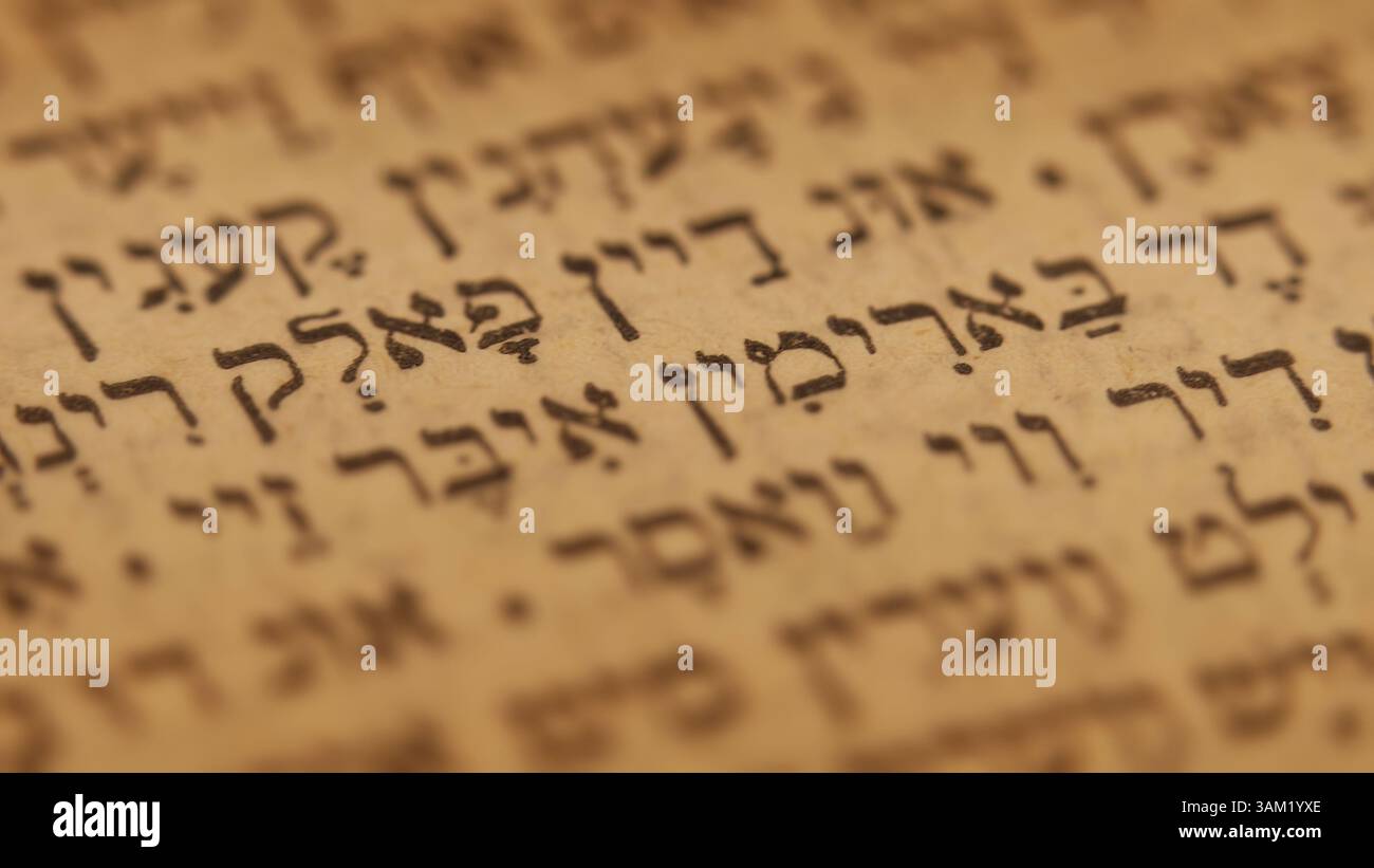 Hebrew Bible. Exploring rare religious sacred jewish heritage ...