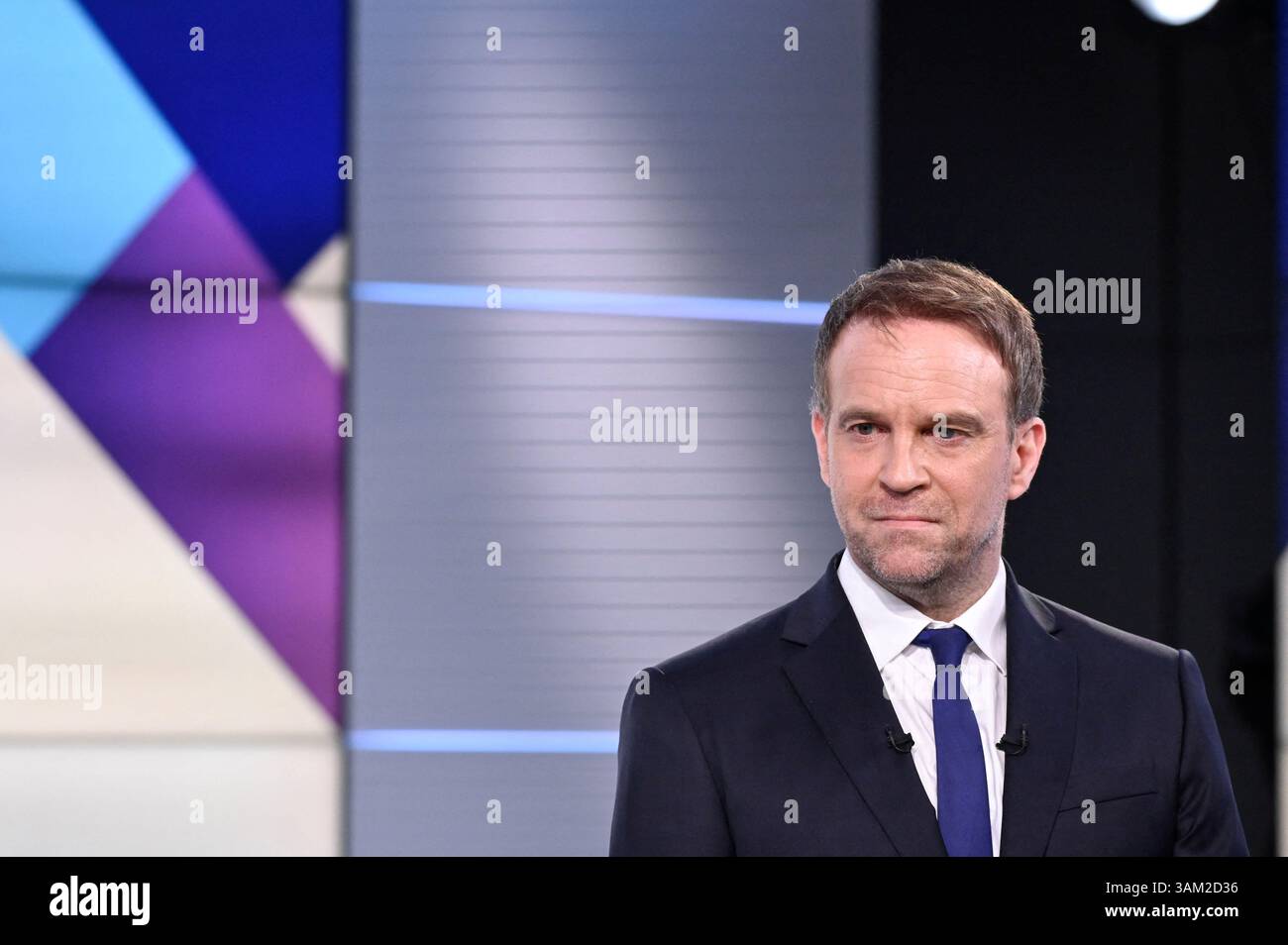 Ferracci French Minister for Industry and Energy Marc Ferracci poses for ...