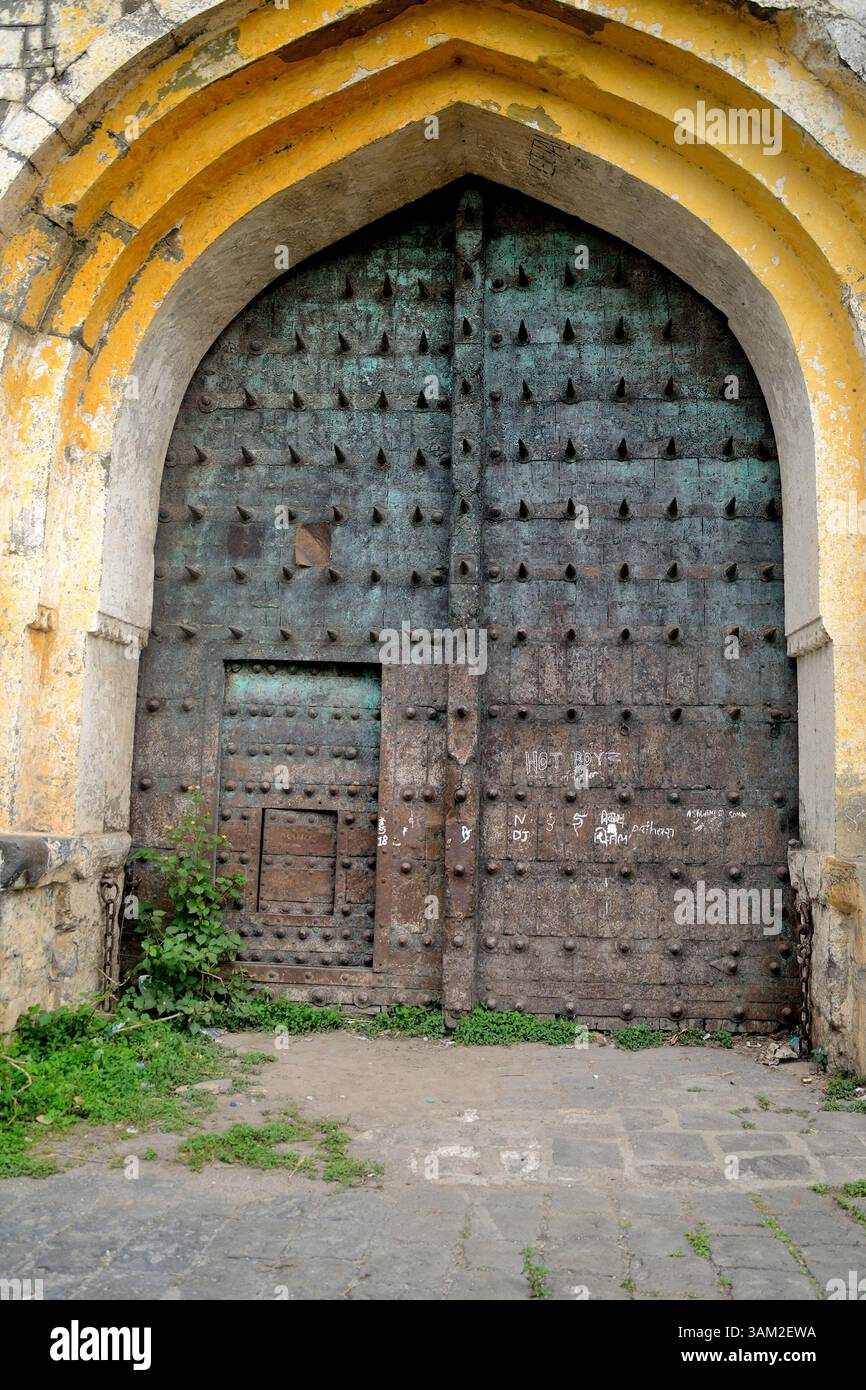 Partial view of the fortification wall of the fort, located close to ...