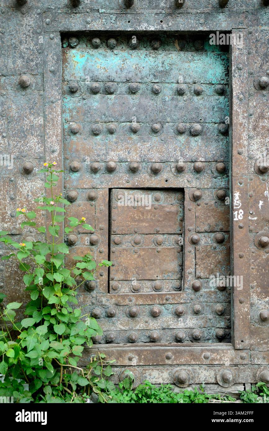 Partial view of the fortification wall of the fort, located close to ...