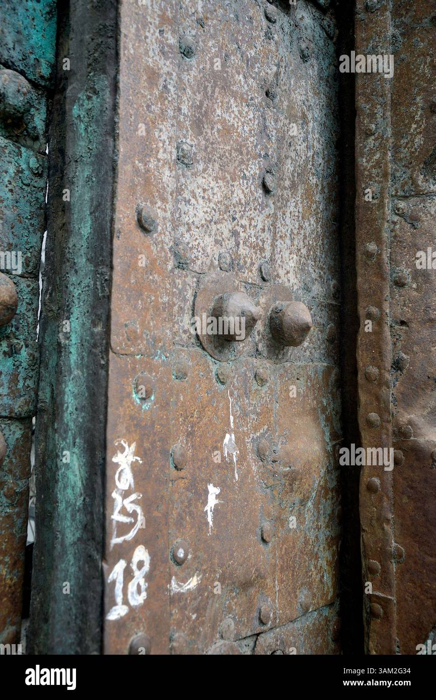 Partial view of the fortification wall of the fort, located close to ...