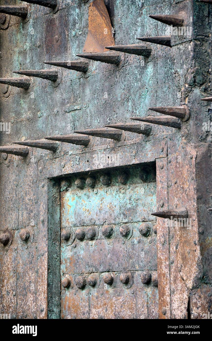 Partial view of the fortification wall of the fort, located close to ...