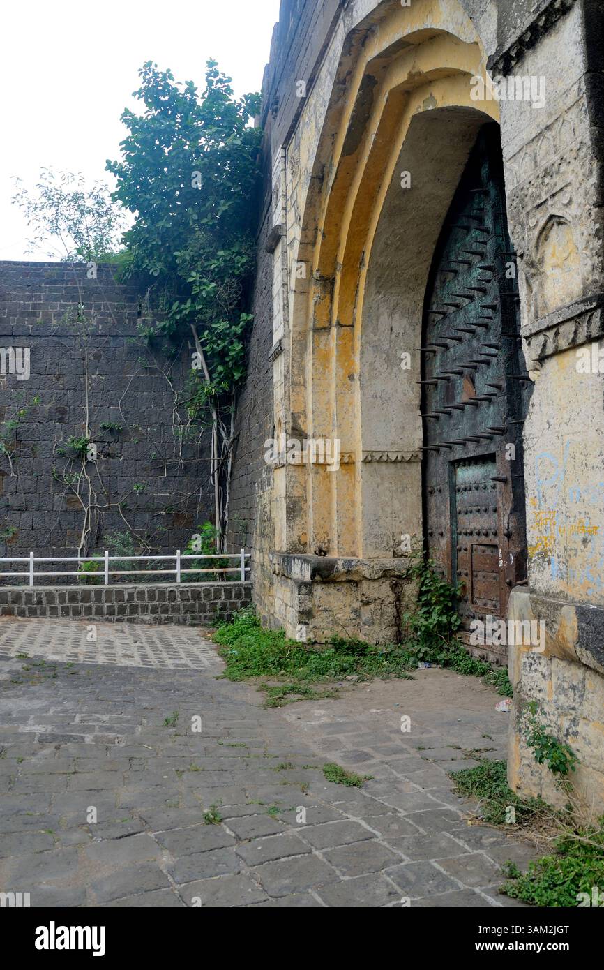 Partial view of the fortification wall of the fort, located close to ...