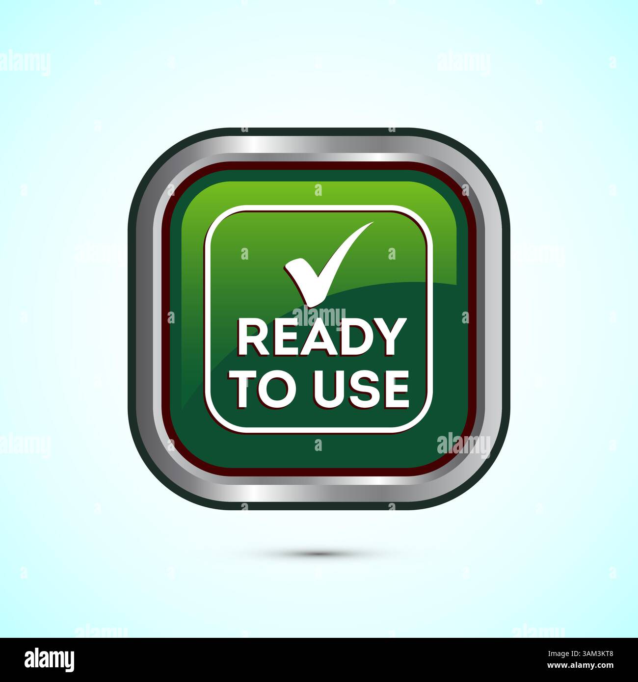 Ready to use icon design illustration, Ready to use badge label sign ...