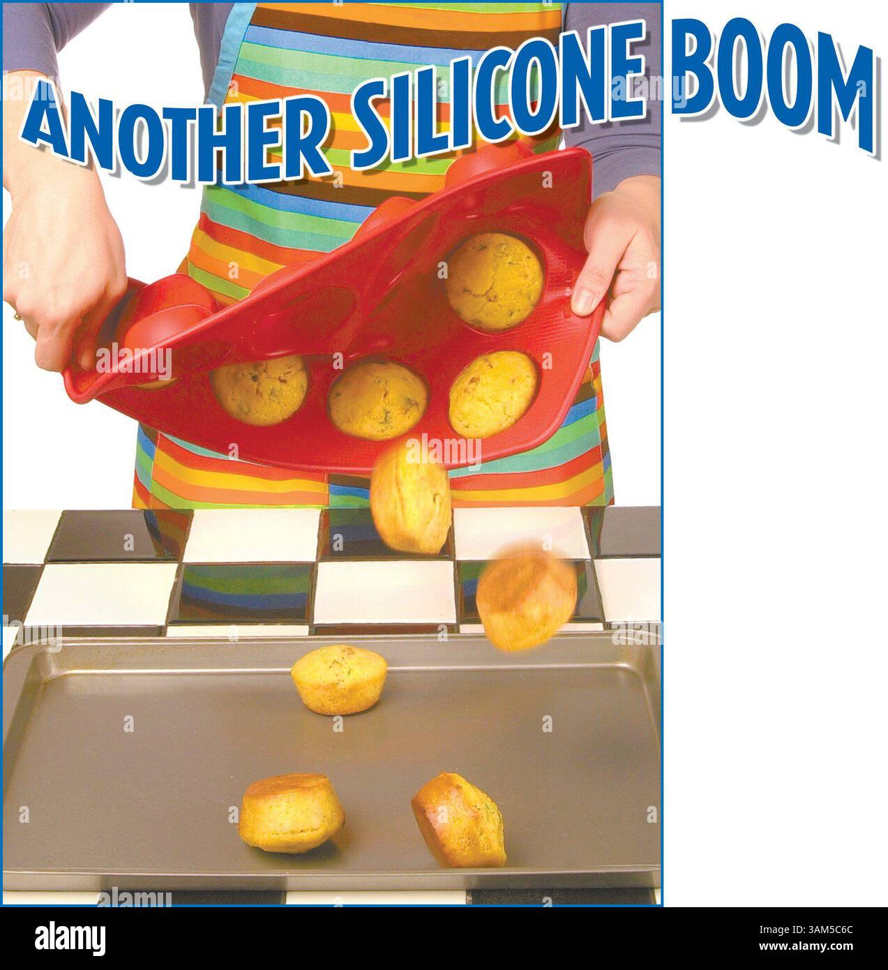Jan. 19, 2005 - U.S. - KRT FOOD STORY SLUGGED: SILICONE KRT PHOTO ILLUSTRATION BY G.L. BOOKER/KANSAS CITY STAR (January 24) Flexible bakeware has its pluses and minuses. (lde) 2005 (Credit Image: © G.L.Booker/mct/ZUMAPRESS.com) Stock Photo