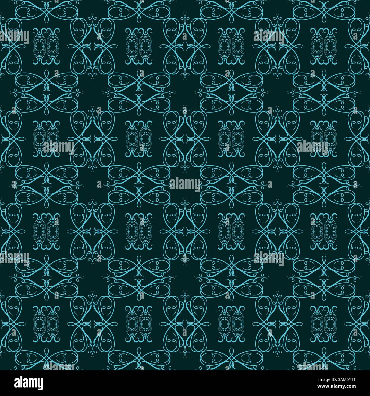 Floral pattern, pretty flowers on gray blue background Stock Vector
