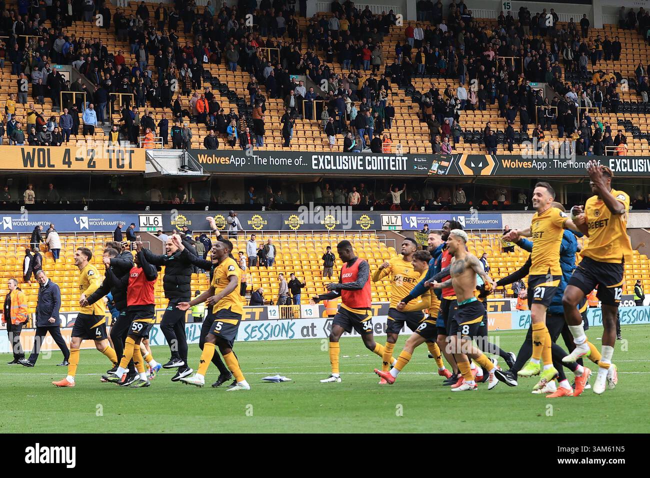 Wolverhampton, West Midlands, England. 13th April 2025; Molineux ...