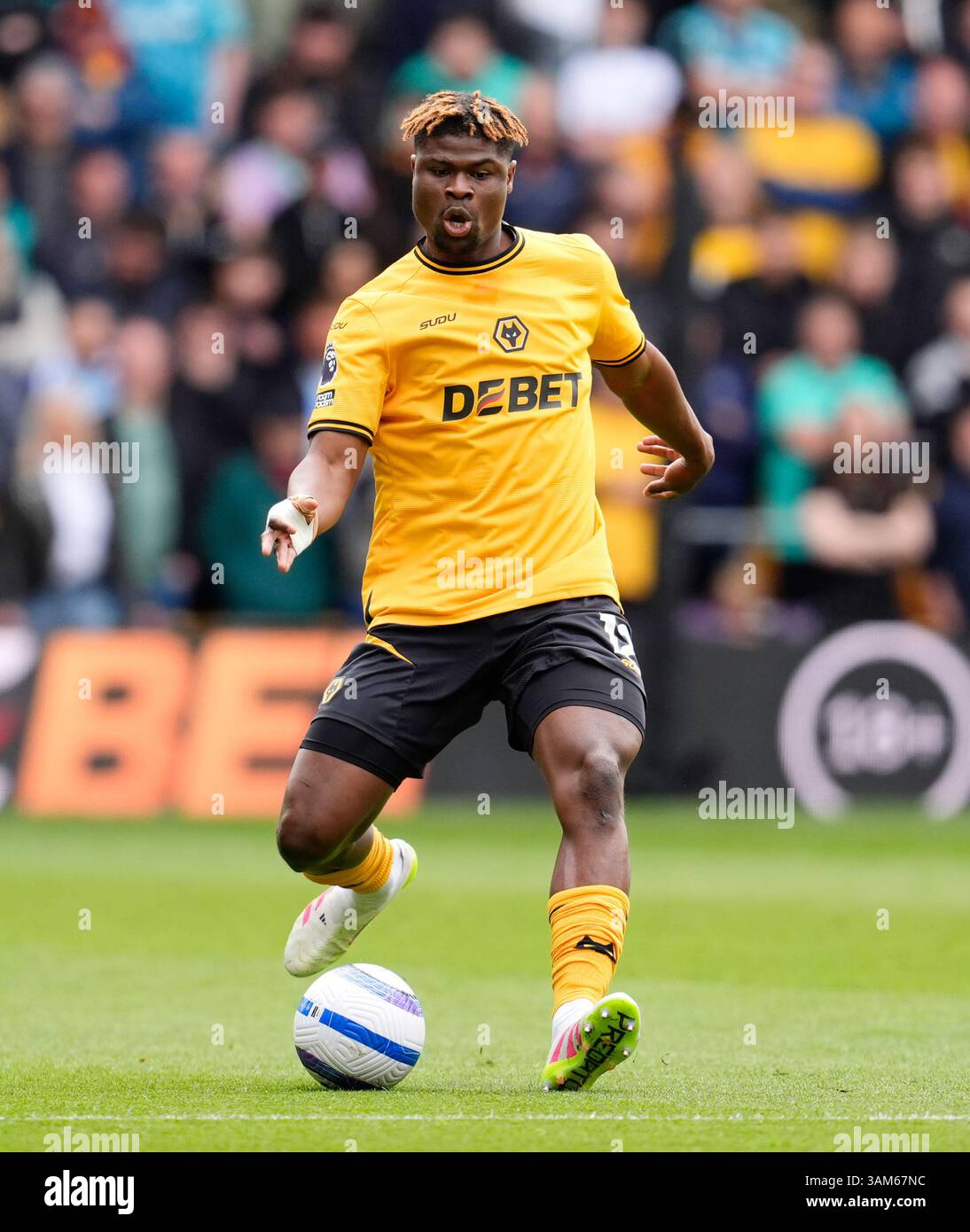 Wolverhampton Wanderers' Emmanuel Agbadou during the Premier League ...