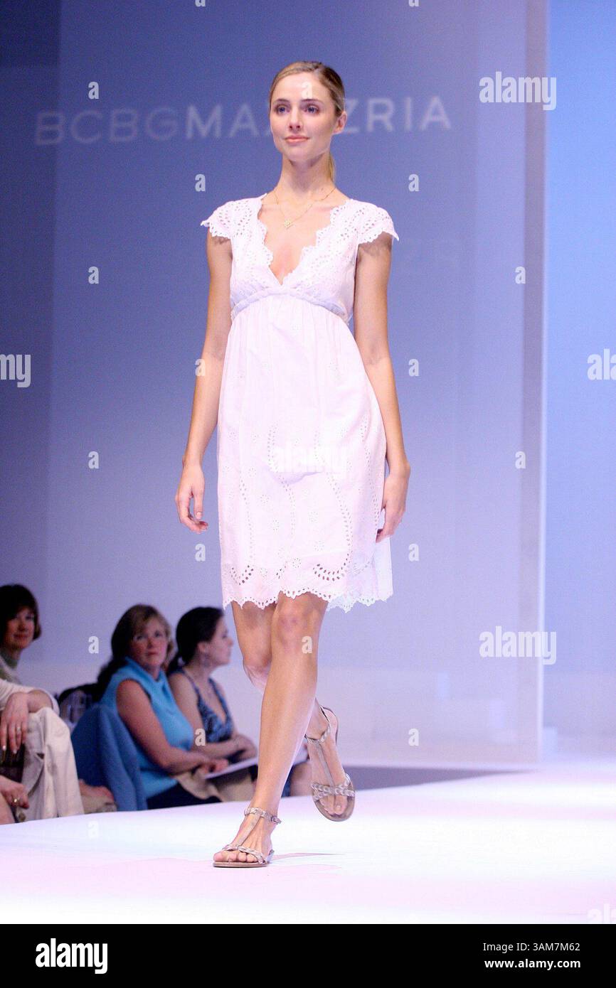 March 23, 2006 - U.S. - BCBG Max Azria white eyelet dress ($260). Dresses  ruled the runway at the Nordstrom Spring Fashion Ovation at the Paramount  Theatre in Seattle, Washington, March 23,