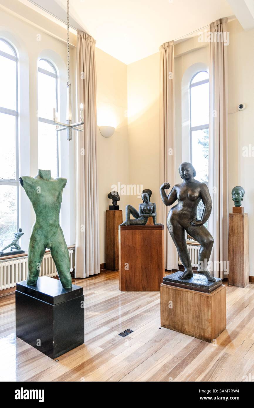 Sculptures by artist Dora Gordine in her former house and studio ...