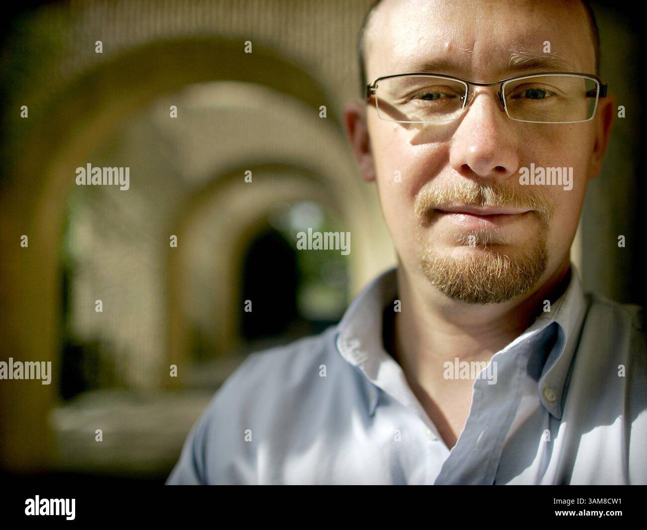 July 27, 2006 - U.S. - Stanford attorney David Olson is  waging a legal battle against the estate of the Irish author James Joyce, claiming that an overzealous heir is breaking the law by preventing analysis of the works of the great Irish writer, July 26, 2006, in Stanford, California. (Rick E. Martin/San Jose Mercury News/MCT) (Credit Image: © Rick E. Martin/mct/ZUMAPRESS.com) Stock Photo