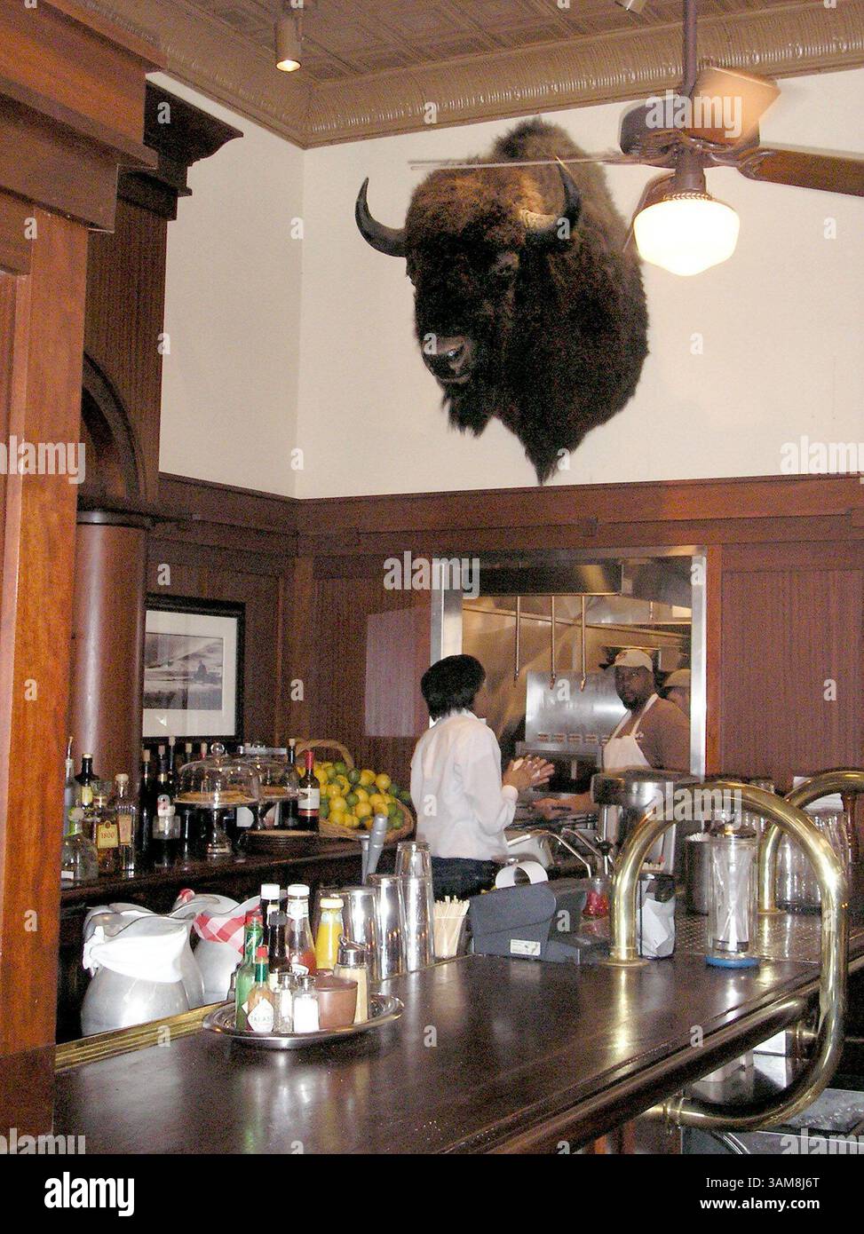 Sept. 8, 2006 - U.S. - Ted's Montana Grill restaurant in Atlanta, Georgia, is owned by Ted Turner. (John Bordsen/Charlotte Observer/MCT) (Credit Image: © John Bordsen/mct/ZUMAPRESS.com) Stock Photo