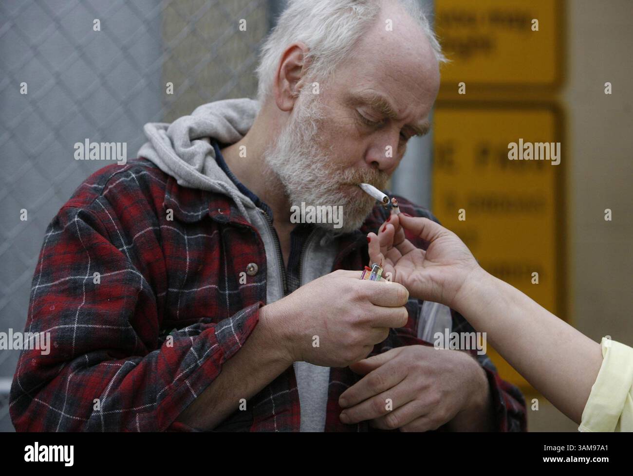 Smoke house cigarette hi-res stock photography and images