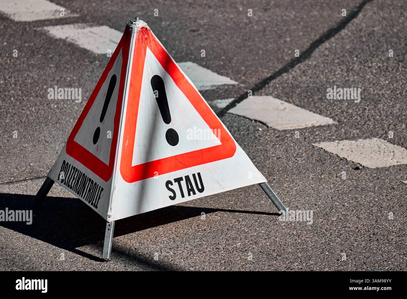 Augsburg, Bavaria, Germany - April 11, 2025: A mobile, triangular ...