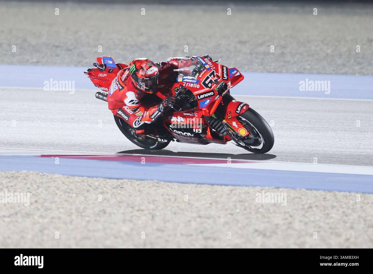 Italy's Francesco Bagnaia of Ducati Lenovo Team competes during the ...
