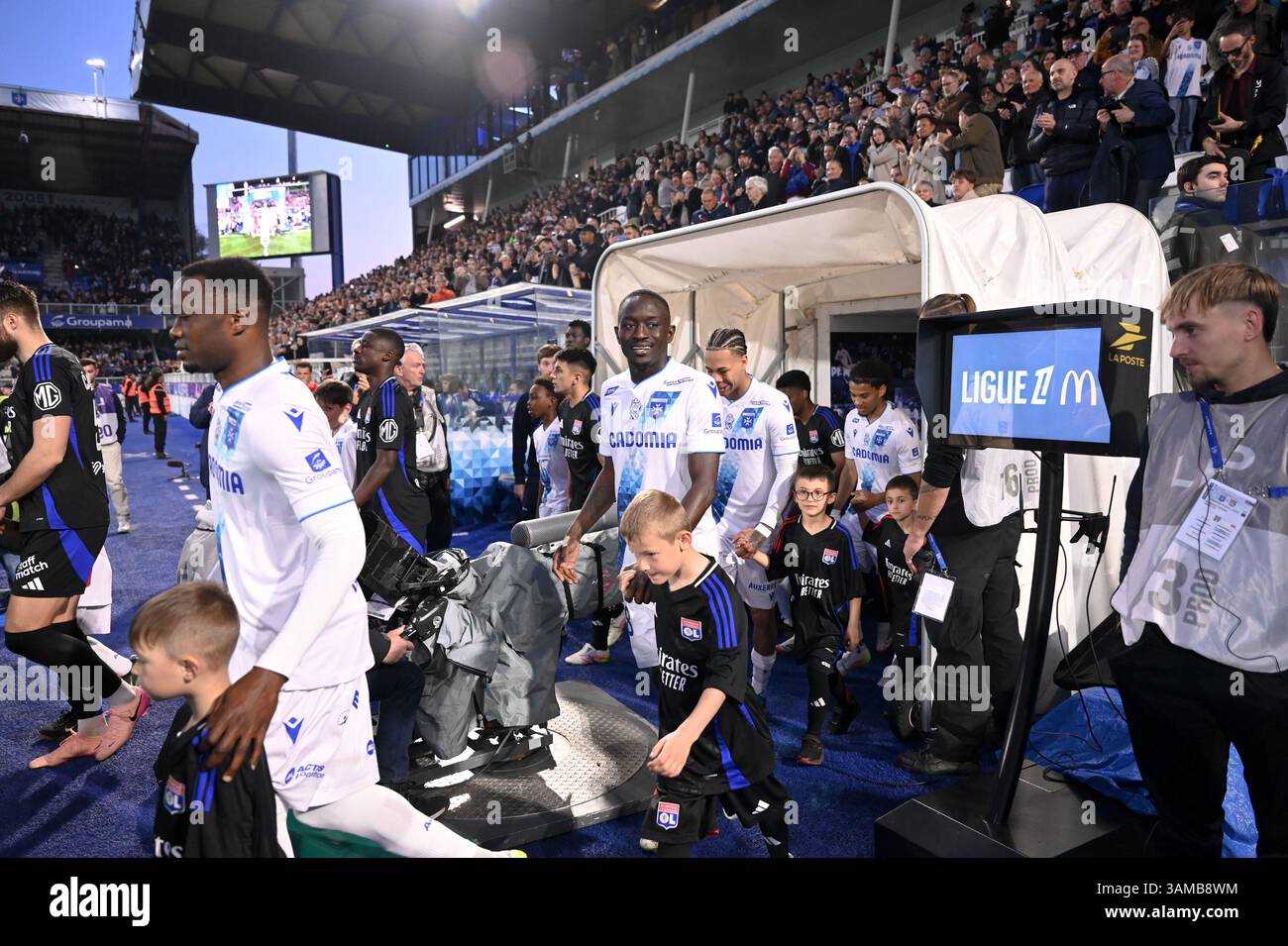 18 Assane DIOUSSE (aja) during the Ligue 1 McDonald's match between ...
