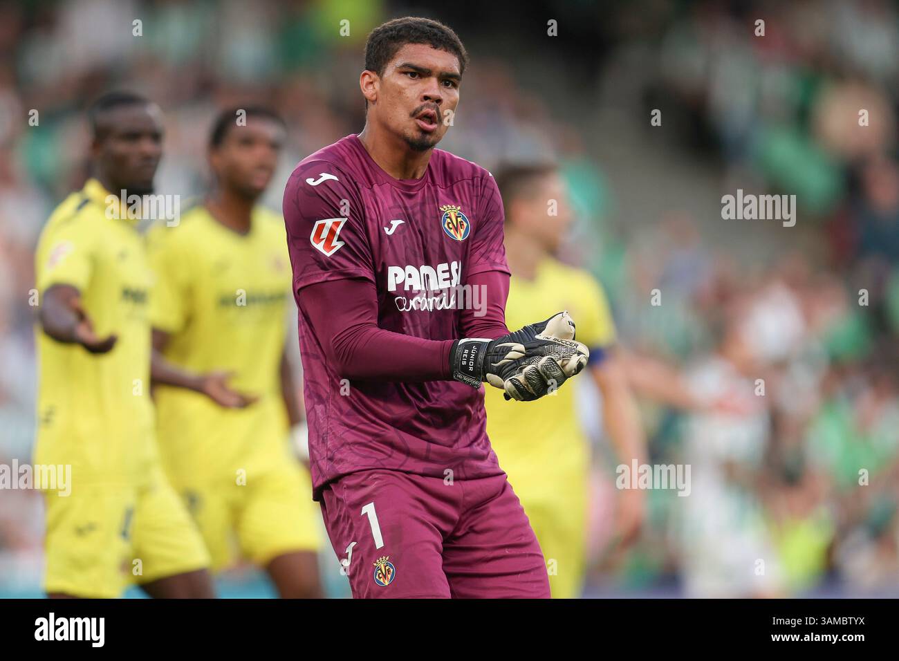 Luiz Junior Of Villarreal CF During The La Liga EA Sports Date 31 Luiz Junior Of Villarreal Cf During The La Liga Ea Sports Date 31 Between Real Betis And Villarreal Cf Played At Benito Villamarin Stadium On April 13 2024 In Sevilla Spain Photo By Antonio Pozo 3AMBTYX 