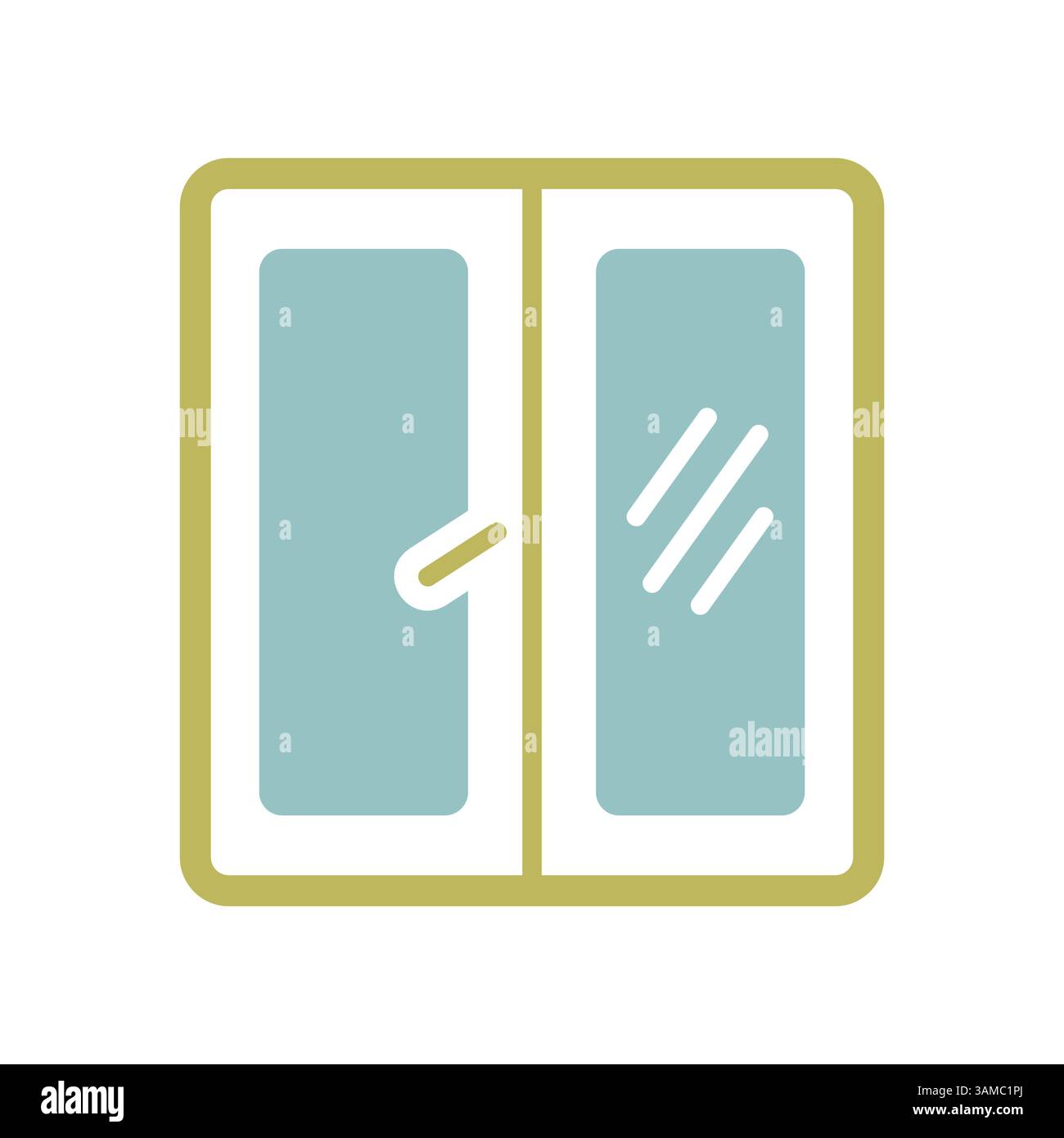 Window vector icon. Casement sign. Construction, repair and building ...