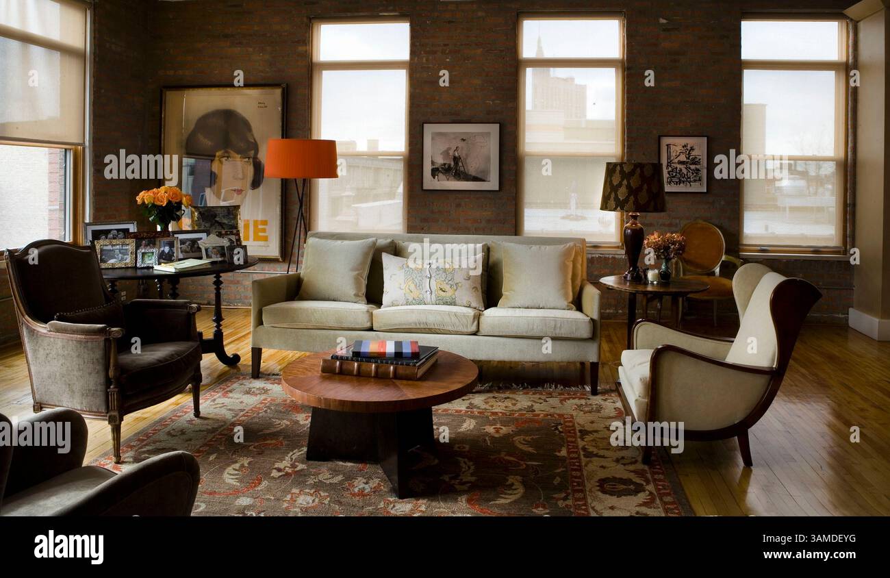1940s living room hi-res stock photography and images - Alamy