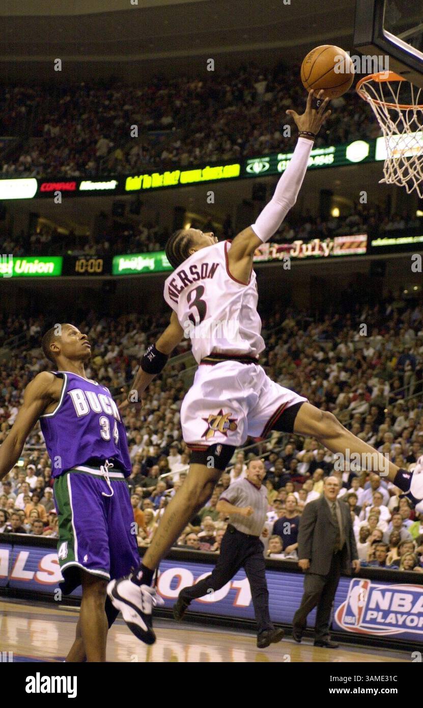 May 22, 2001 - U.S. - KRT SPORTS STORY SLUGGED: BUCKS-SIXERS KRT ...