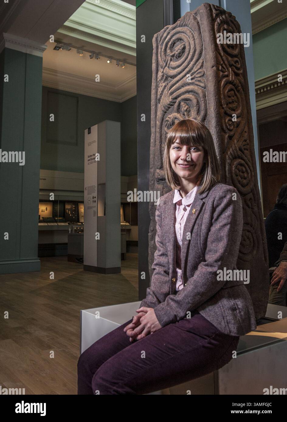March 25, 2014 - London, UK - Sue Brunning - lead curator for the ...