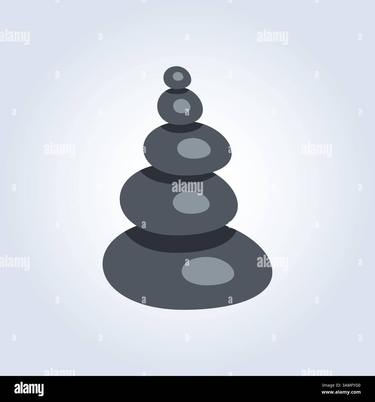 Spa stones for medical therapy, vector art Stock Vector Image & Art - Alamy