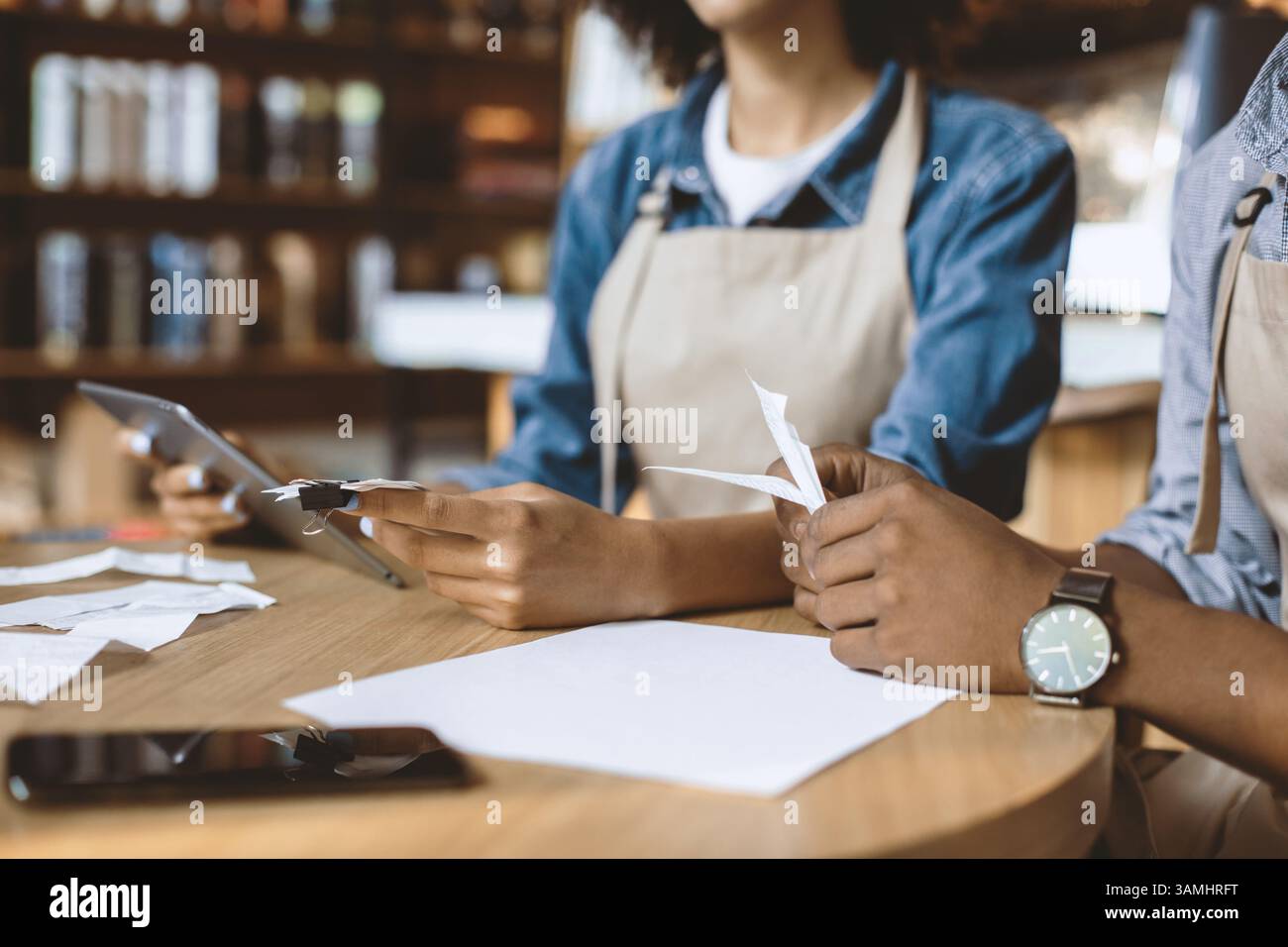 Problems in small business during coronavirus quarantine Stock Photo