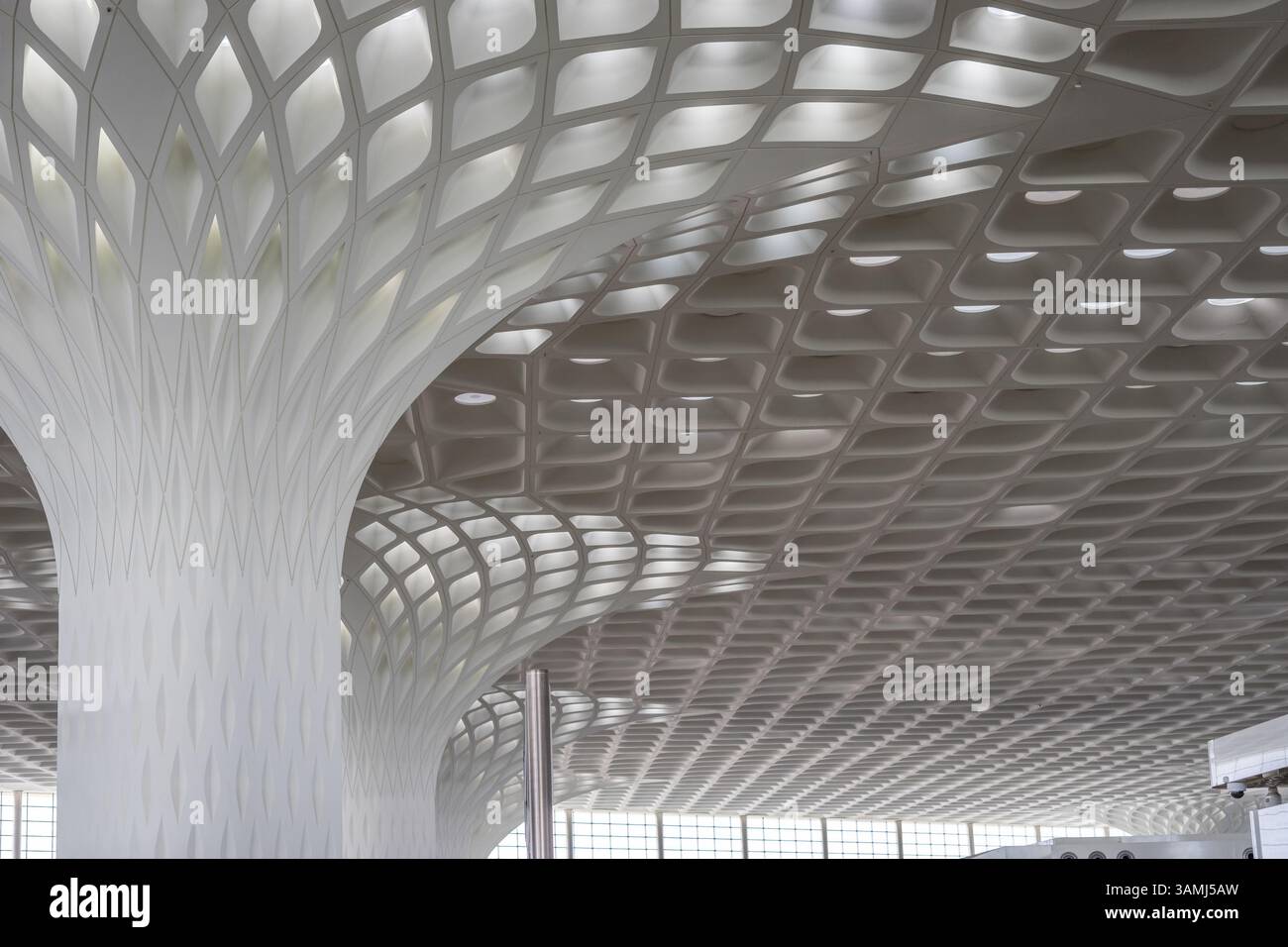 Decoration of terminal T2 Mumbai chatrapati Sivaji airport, India Stock ...