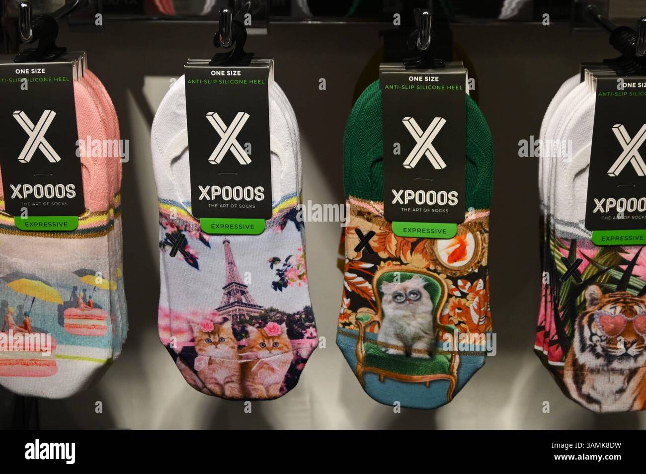 Xpooos Socks, Strümpfe und Socken aus den Niederlanden *** Xpooos Socks, stockings and socks from the Netherlands Stock Photo