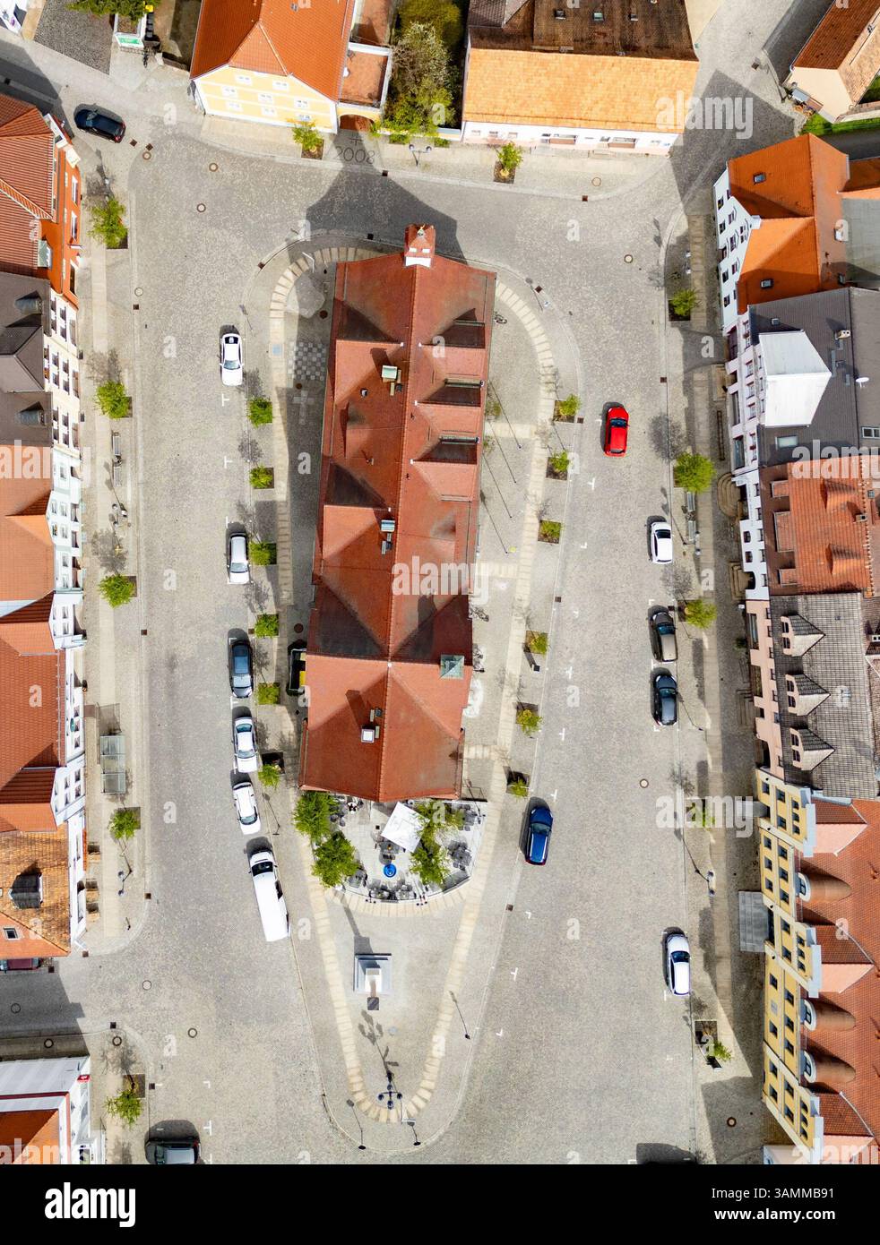 14 April 2025 Saxony Rothenburg View Of The Market Square Of 14-april-2025-saxony-rothenburg-view-of-the-market-square-of