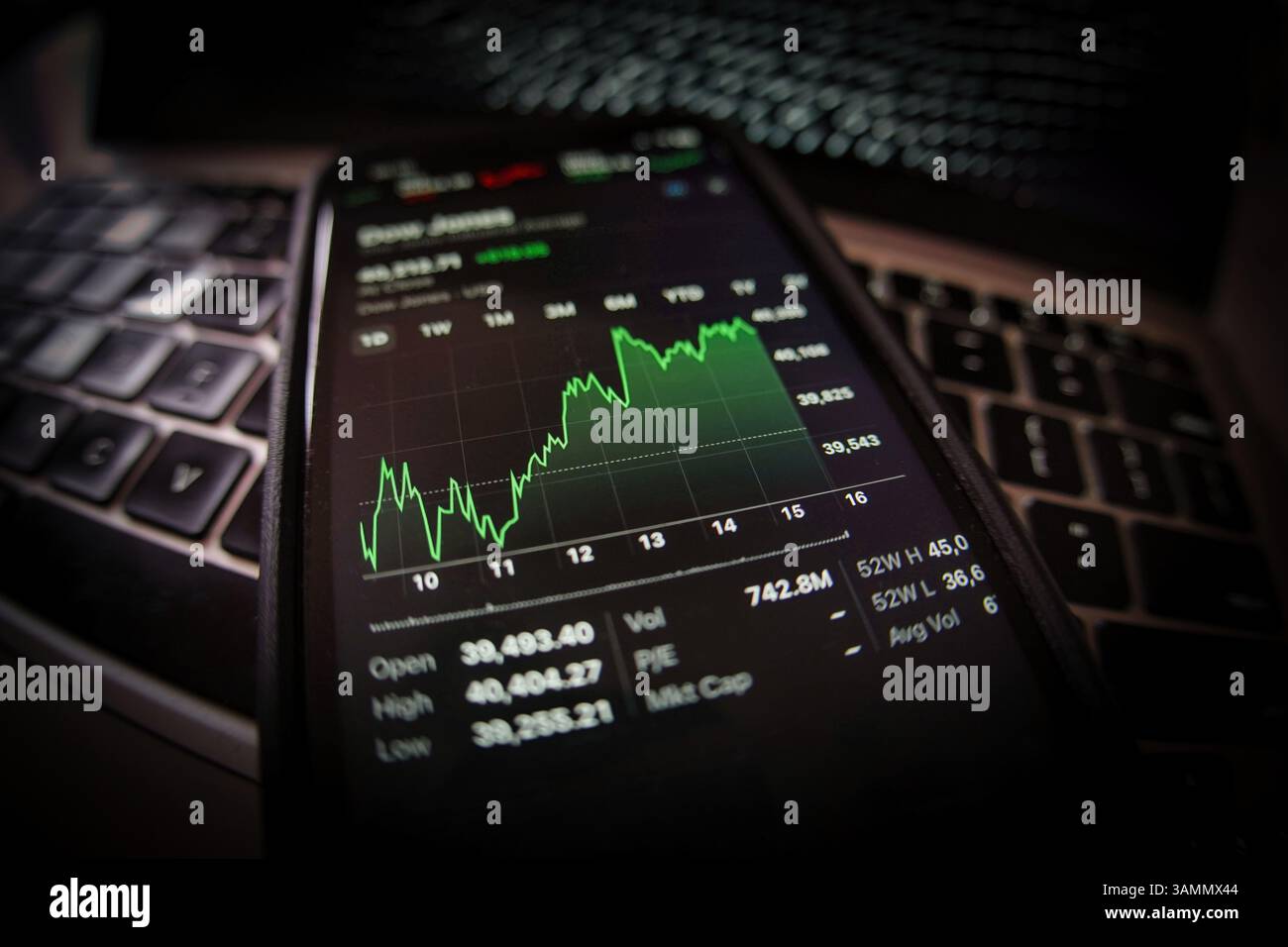 Concept watching stock market hi-res stock photography and images - Alamy