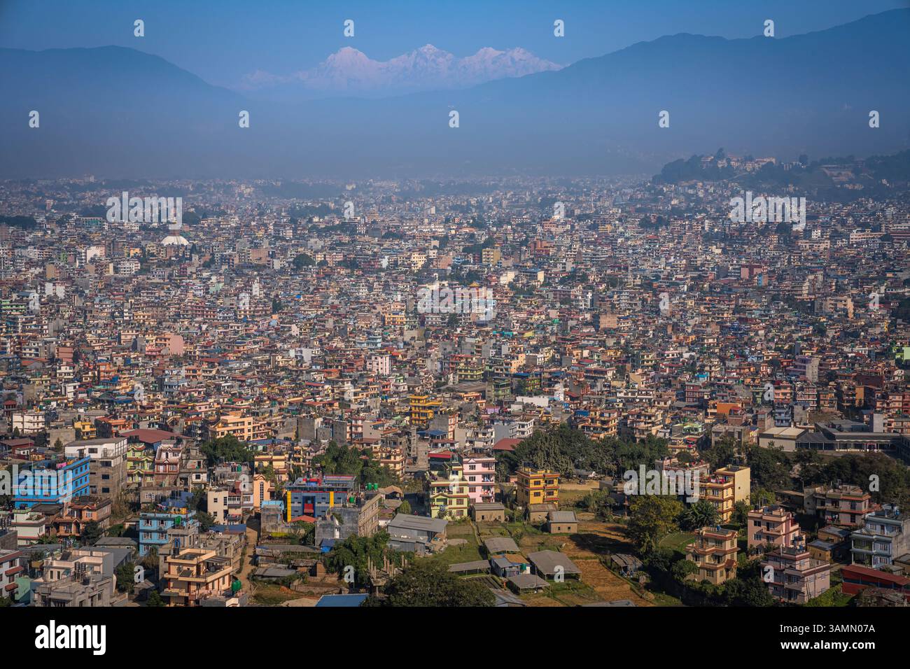Aerial view of Kathmandu, the capital city of Nepal Stock Photo - Alamy