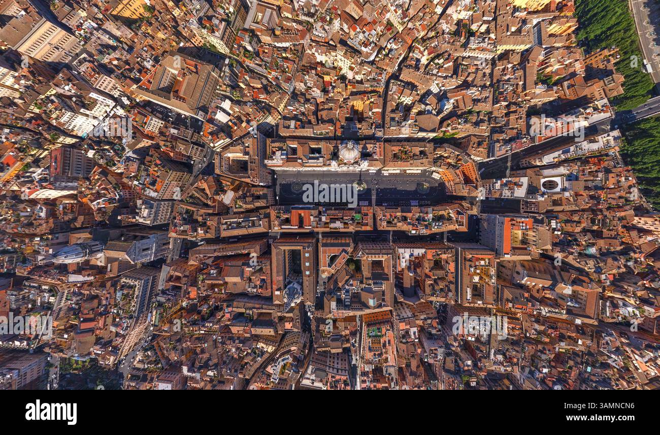 Plane View Rome Aerial view of the city of Rome, Italy Stock Photo - Alamy