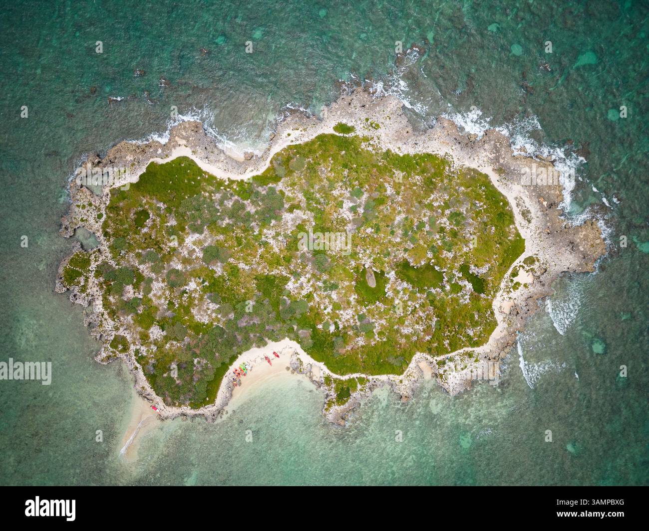 Aerial View of Popoia Island, Kailua, Hawaii, United States Stock Photo ...