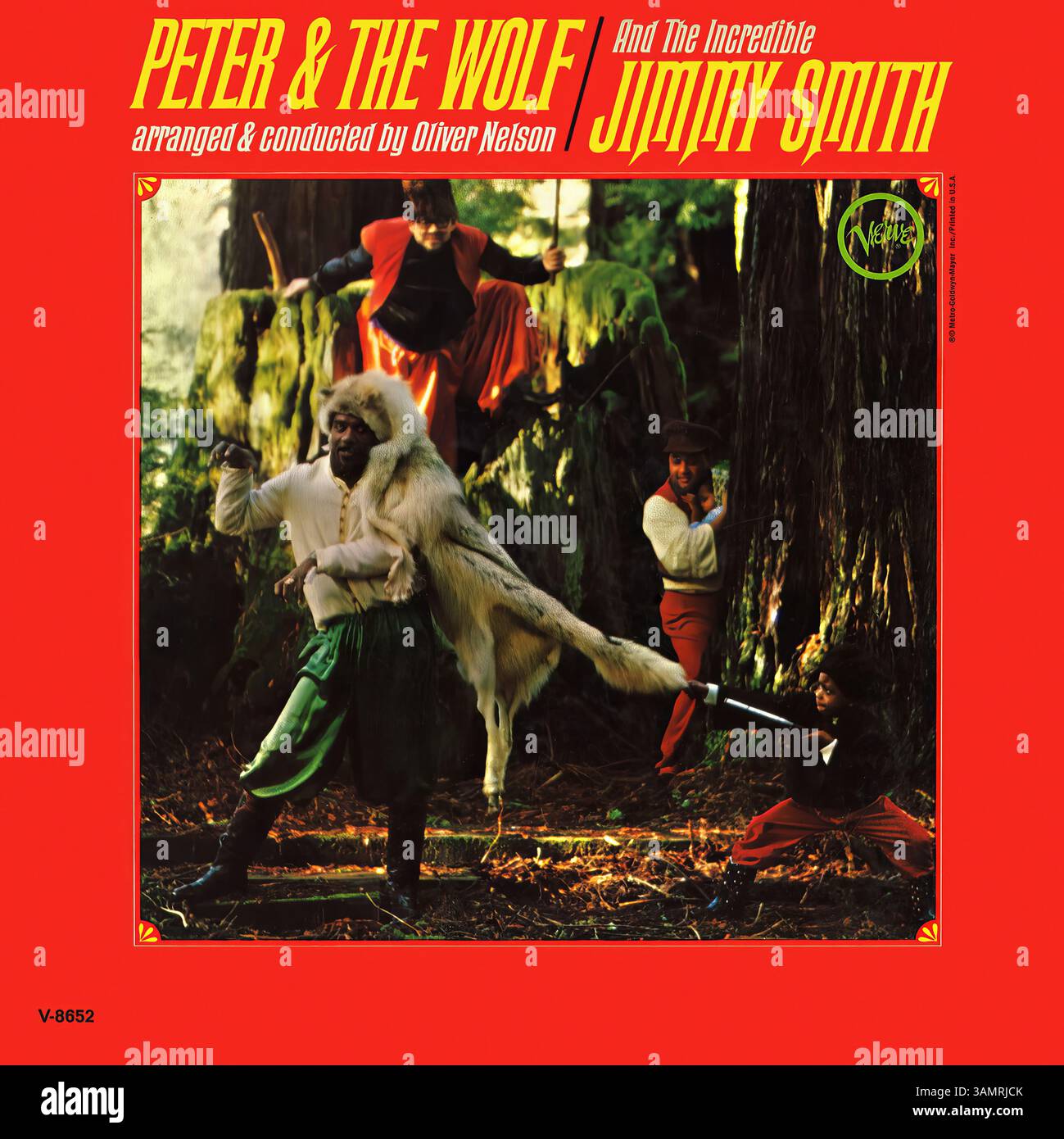 Peter and the Wolf - Vintage Record Cover 02 Stock Photo - Alamy