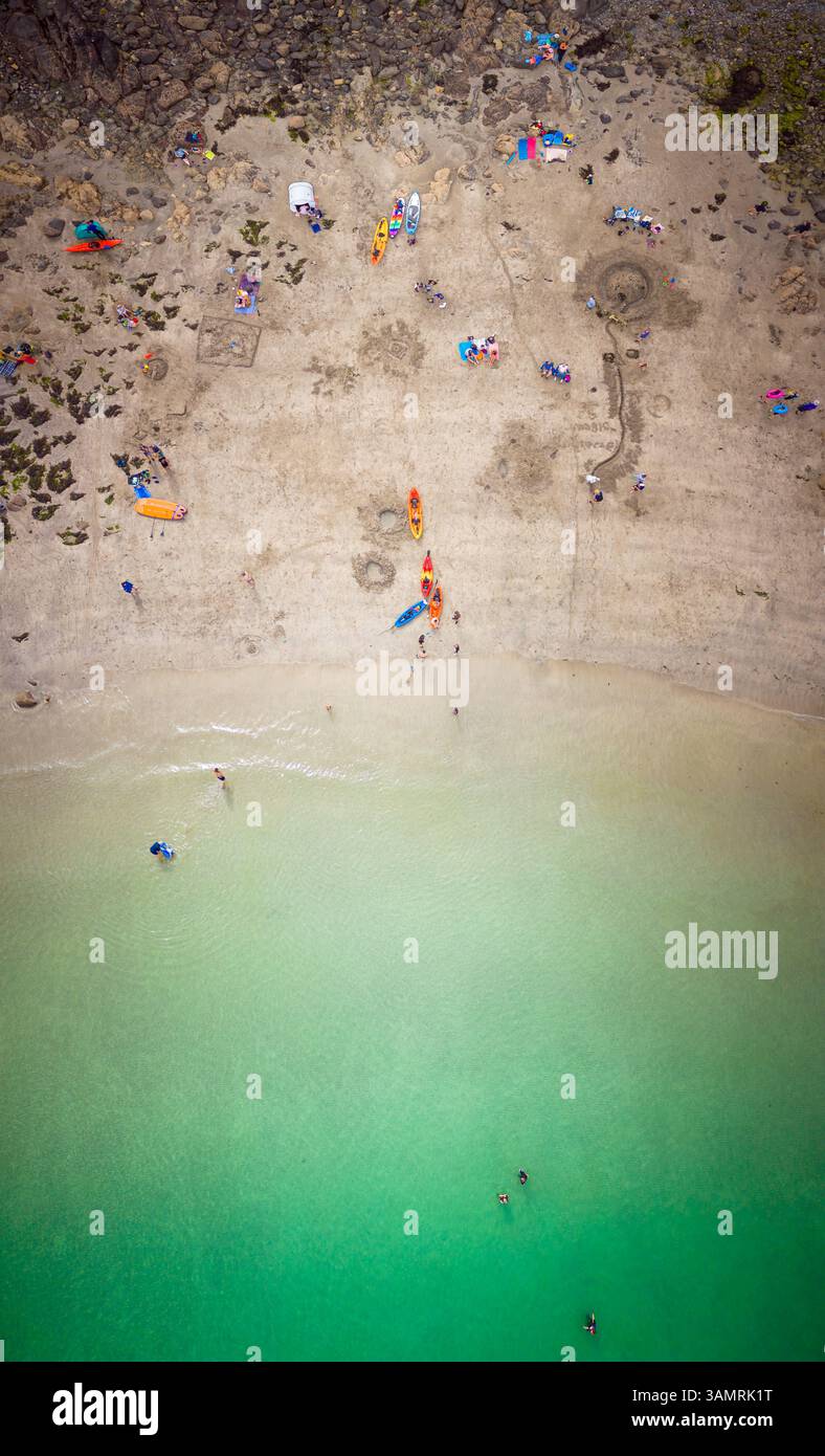 Coverack Beach Rocks Coverack beach hi-res stock photography and images - Alamy