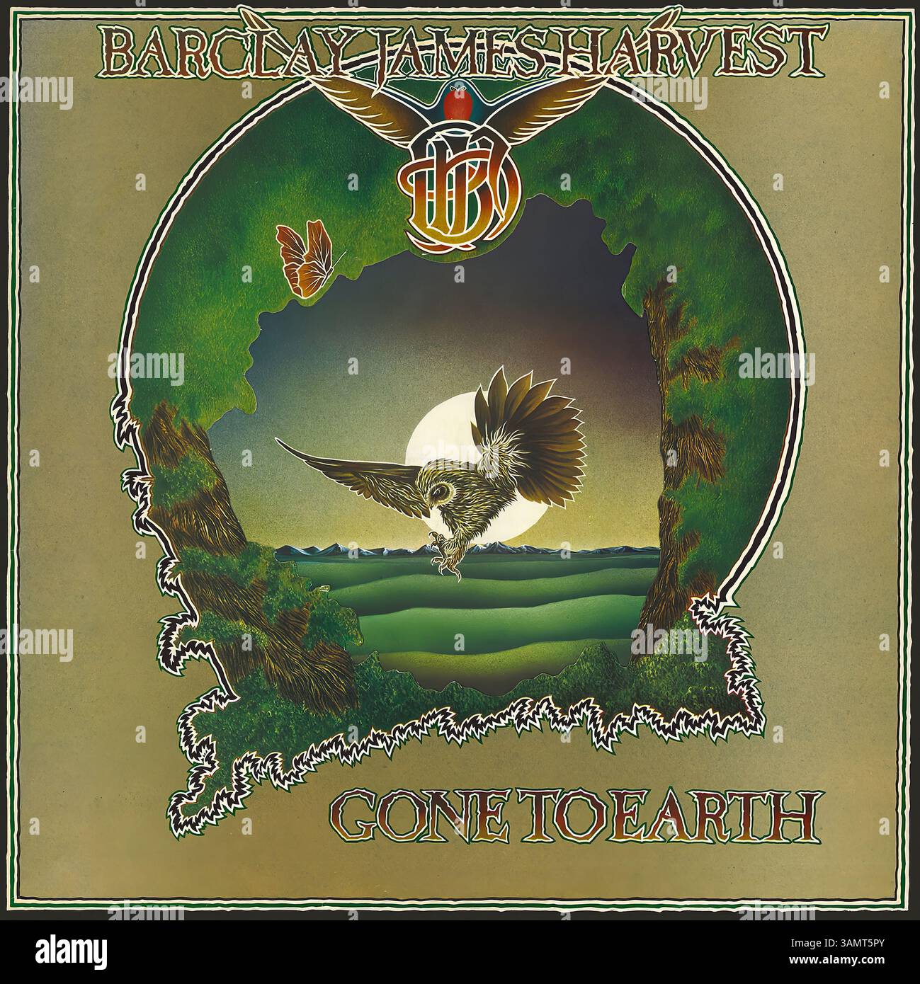 BARCLAY JAMES HARVEST GONE TO EARTH DIE CUT EX LIBRIS - Vintage