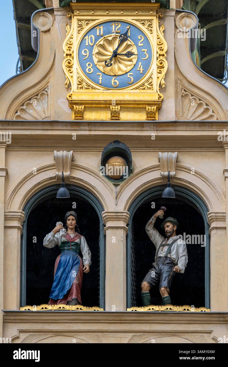 Carillon, Glockenspielplatz, Graz, Styria, Austria Stock Photo