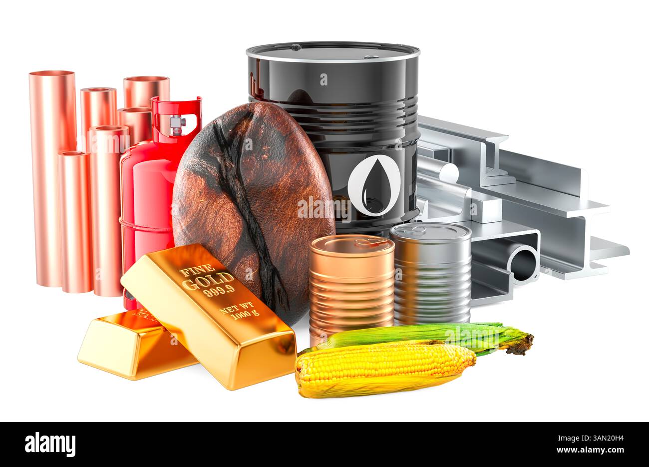 Commodity Assets Examples Commodities, economic resource. Gas, oil, corn, coffee beans, gold ...