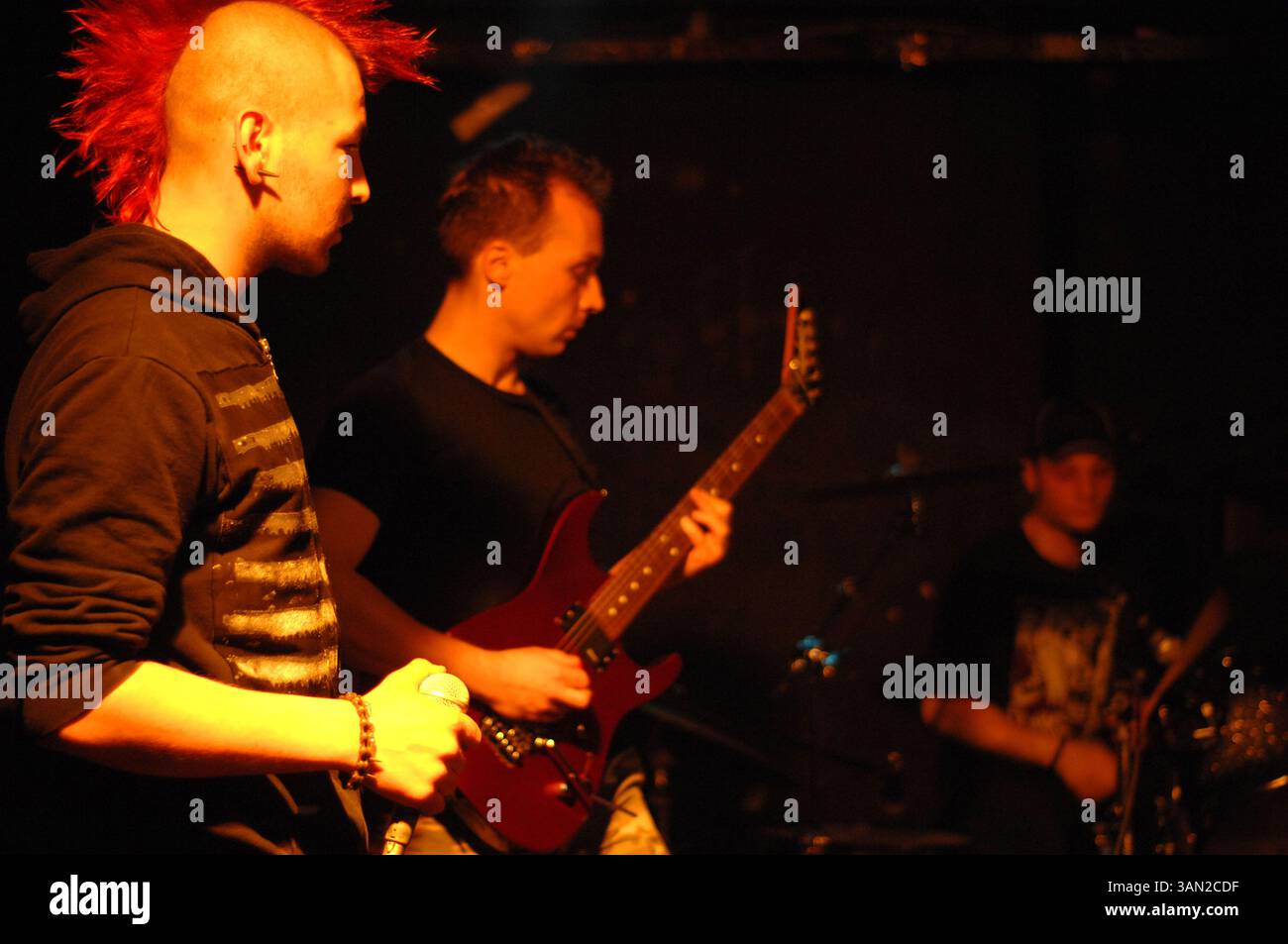 Apr 24, 1008 - Belgrade, Serbia - Punk rock singers in Serbia at an ...
