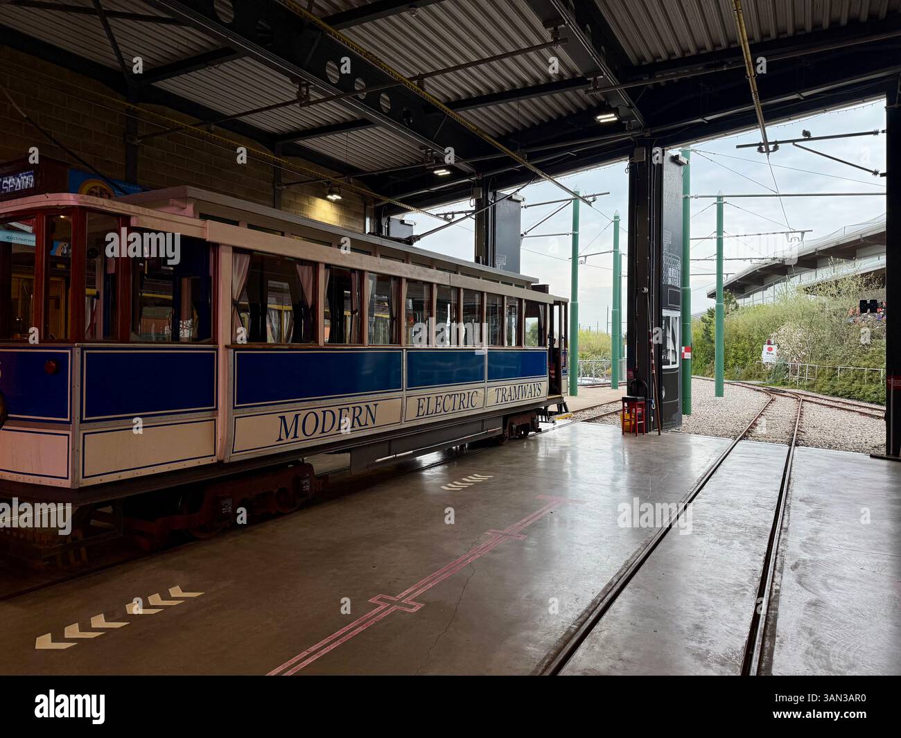 Seaton Tramway, Seaton, Devon - Smartphone Captured Stock Image