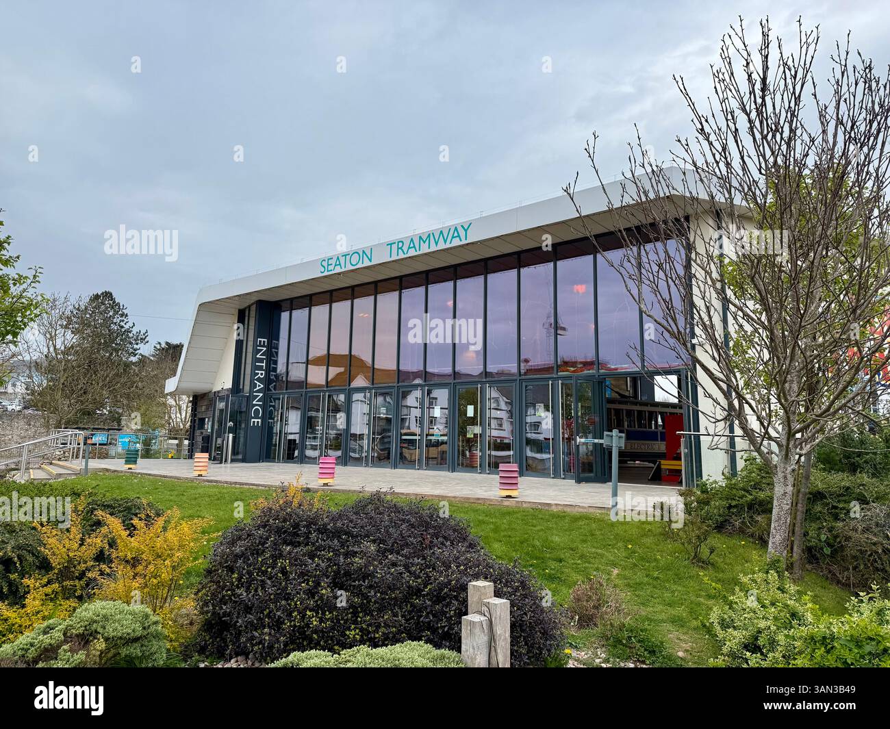 Seaton Tramway, Seaton, Devon - Smartphone Captured Stock Image