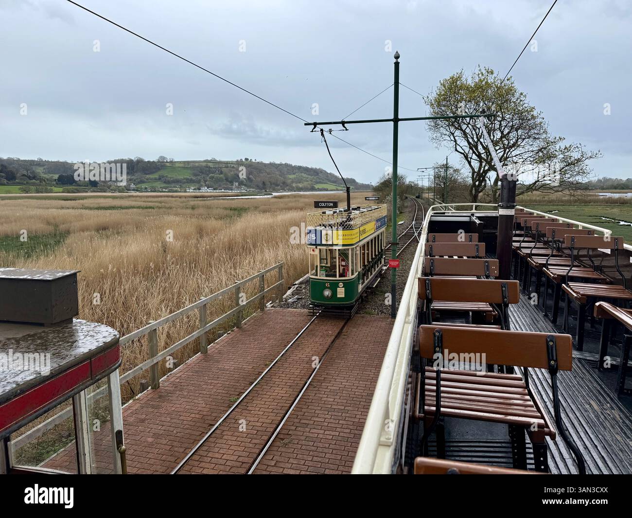 Seaton Tramway, Seaton, Devon - Smartphone Captured Stock Image