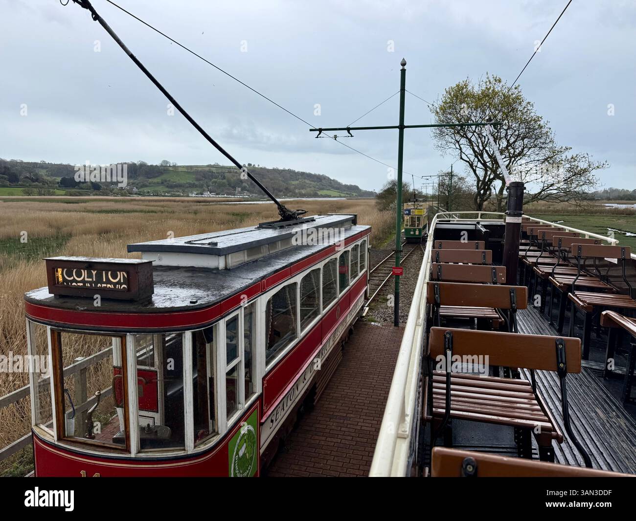 Seaton Tramway, Seaton, Devon - Smartphone Captured Stock Image